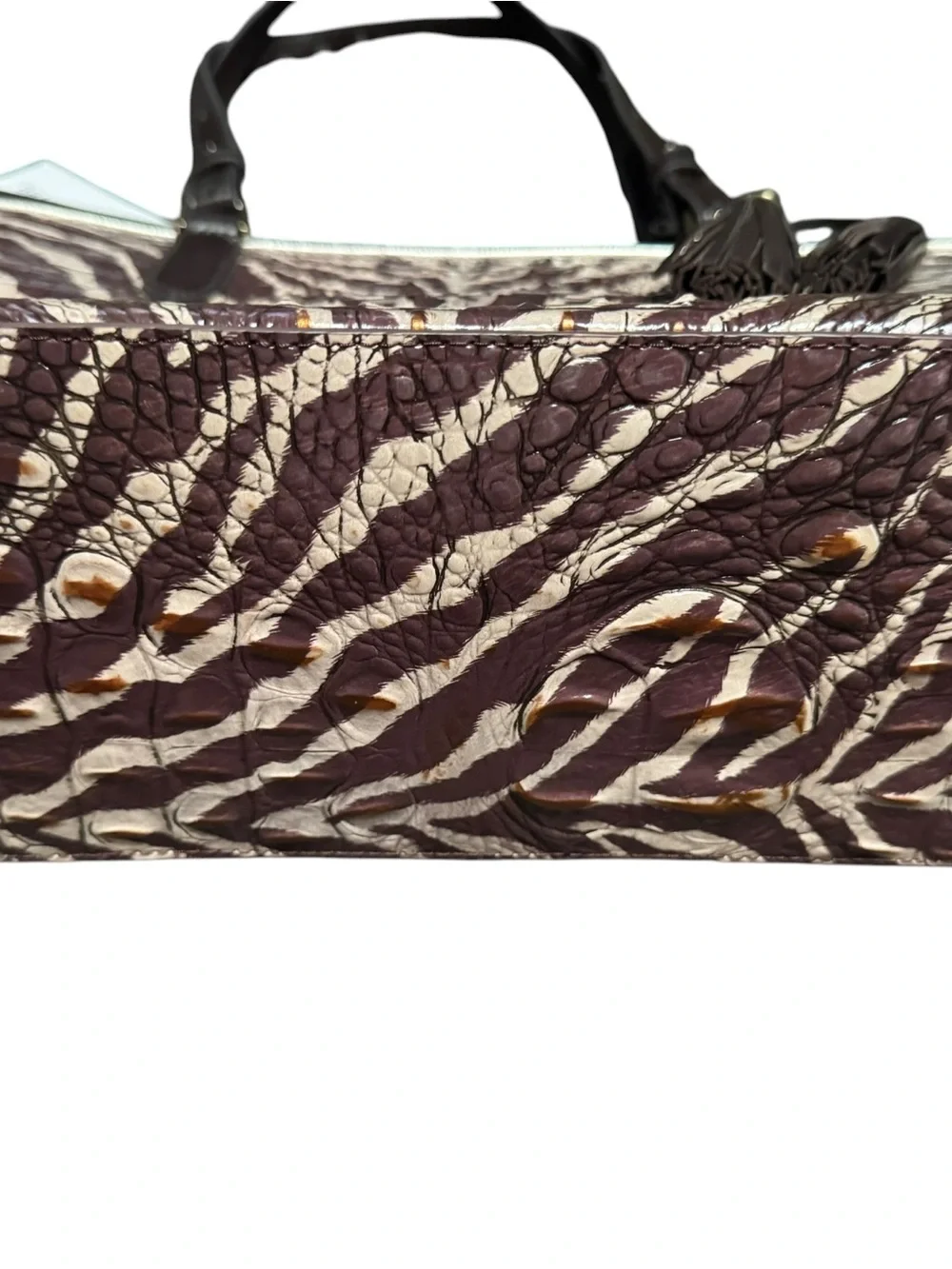 Brahmin Medium Asher Tote in Coffee Bengal NWT